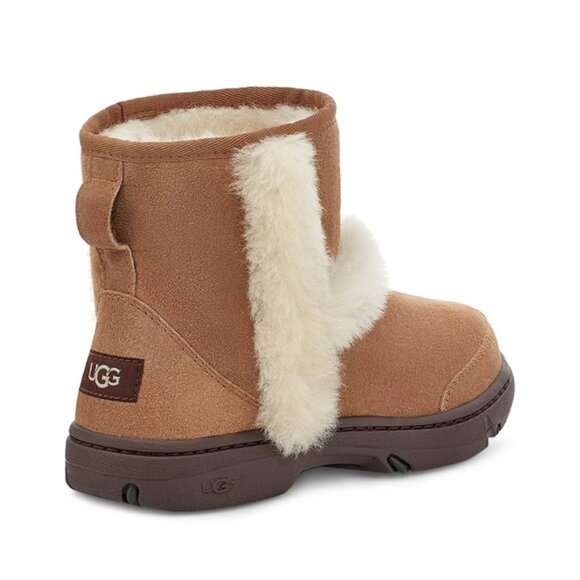UGG® Women's Sunburst Mini Shearling Booties - Picture 4 of 7